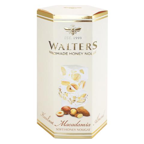 WALTERS HAZELNUT & MACADAMIA CHOCOLATE NOUGAT GIFT BOX 140G